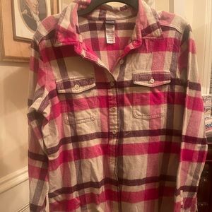Size 12 Womens plaid Patagonia button up.